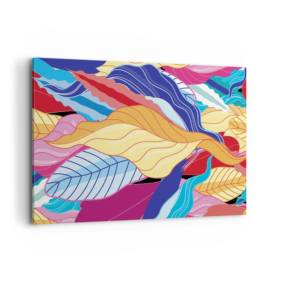 Quadro em tela - Bagunça colorida - 100x70 cm