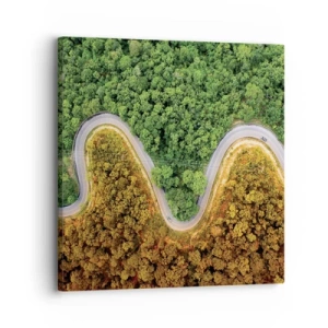 Quadro em tela - Fronteiras e descobertas - 30x30 cm