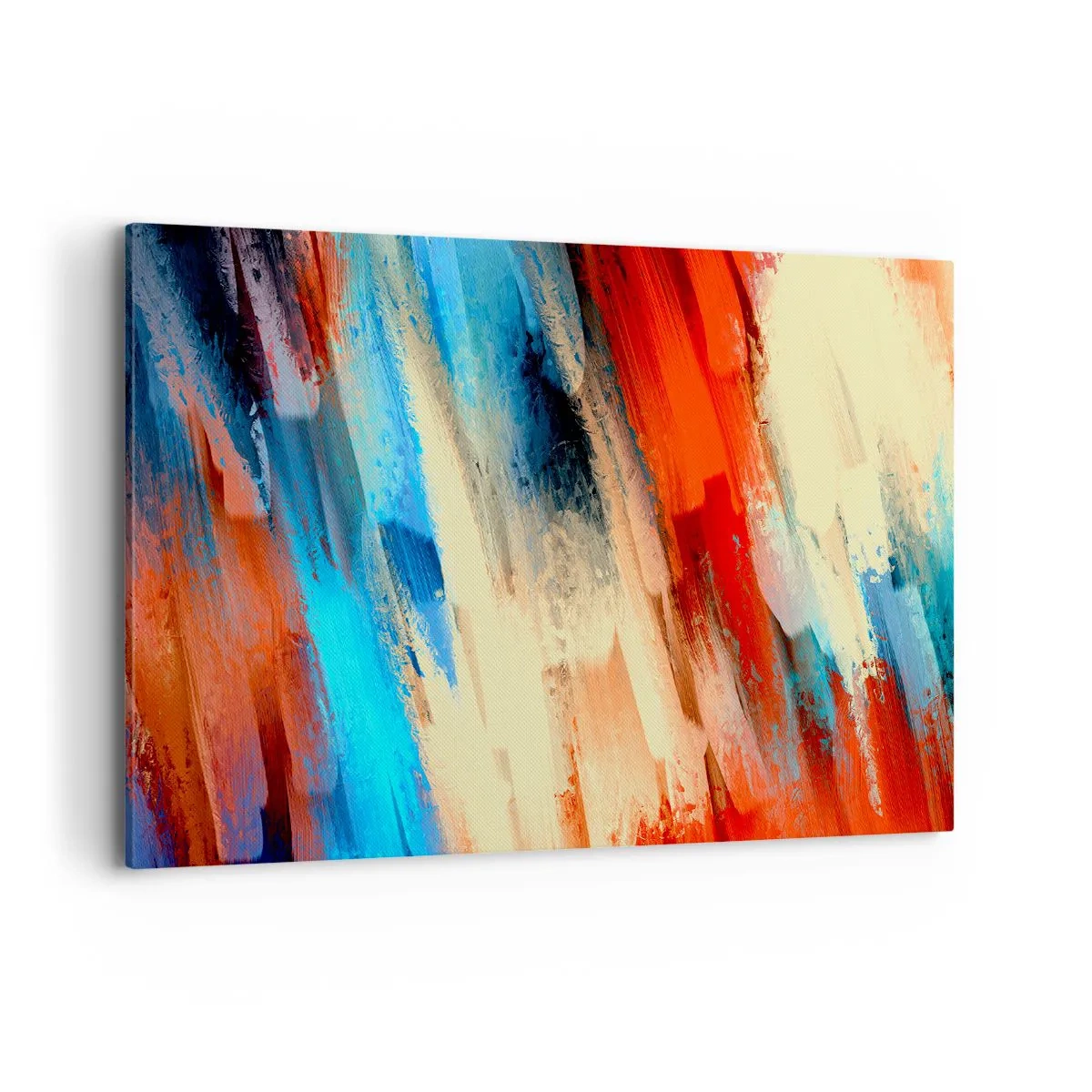 Quadro em tela - Cascata de cores - 120x80 cm