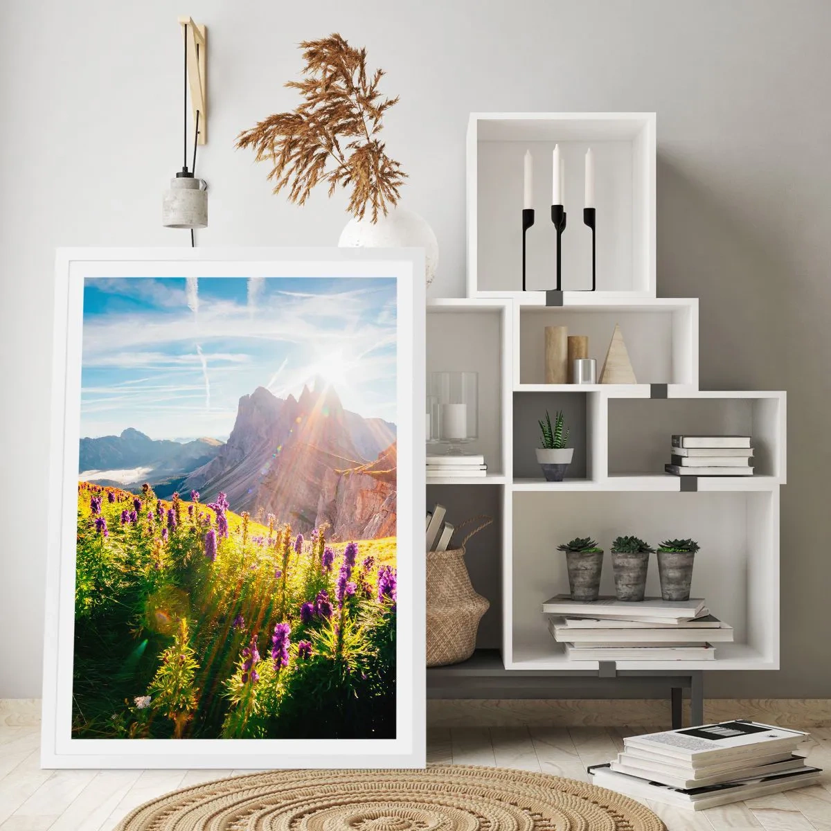 Pôster em moldura branca - A vida secreta das ervas - 30x40 cm