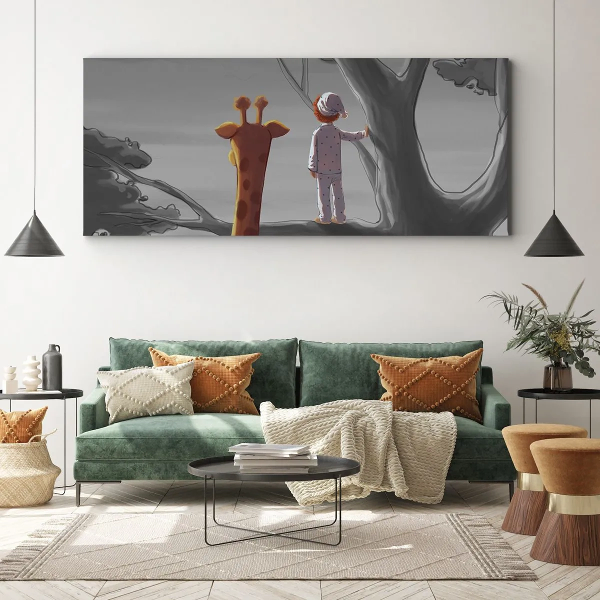 Quadro em tela - Isso está realmente acontecendo - 100x40 cm