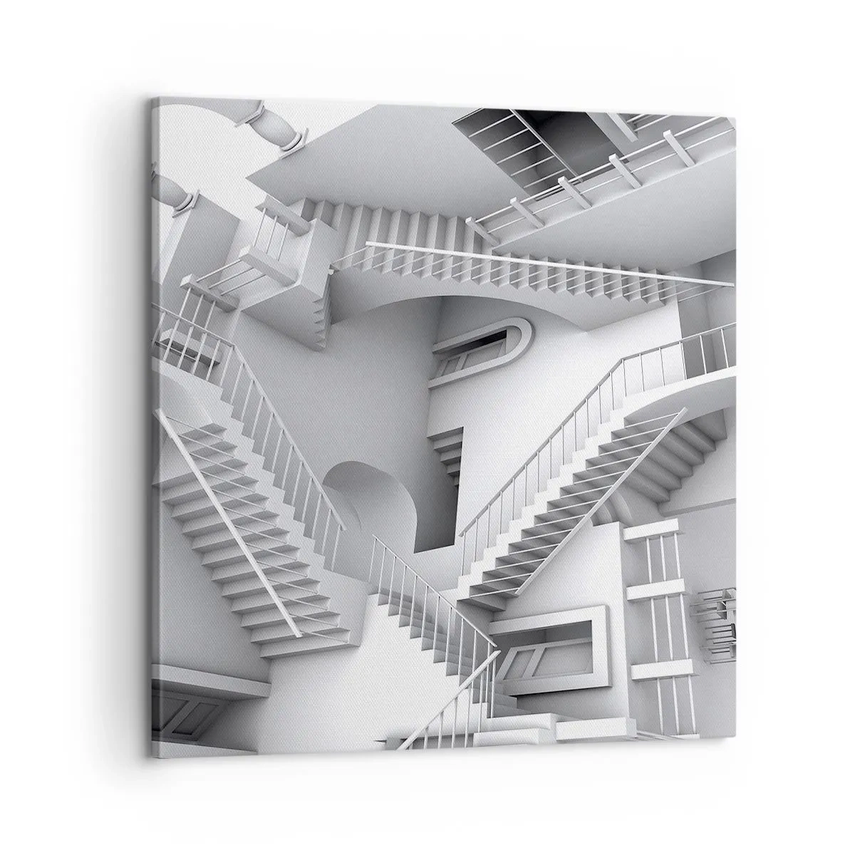 Quadro em tela - Paradoxos do espaço - 60x60 cm