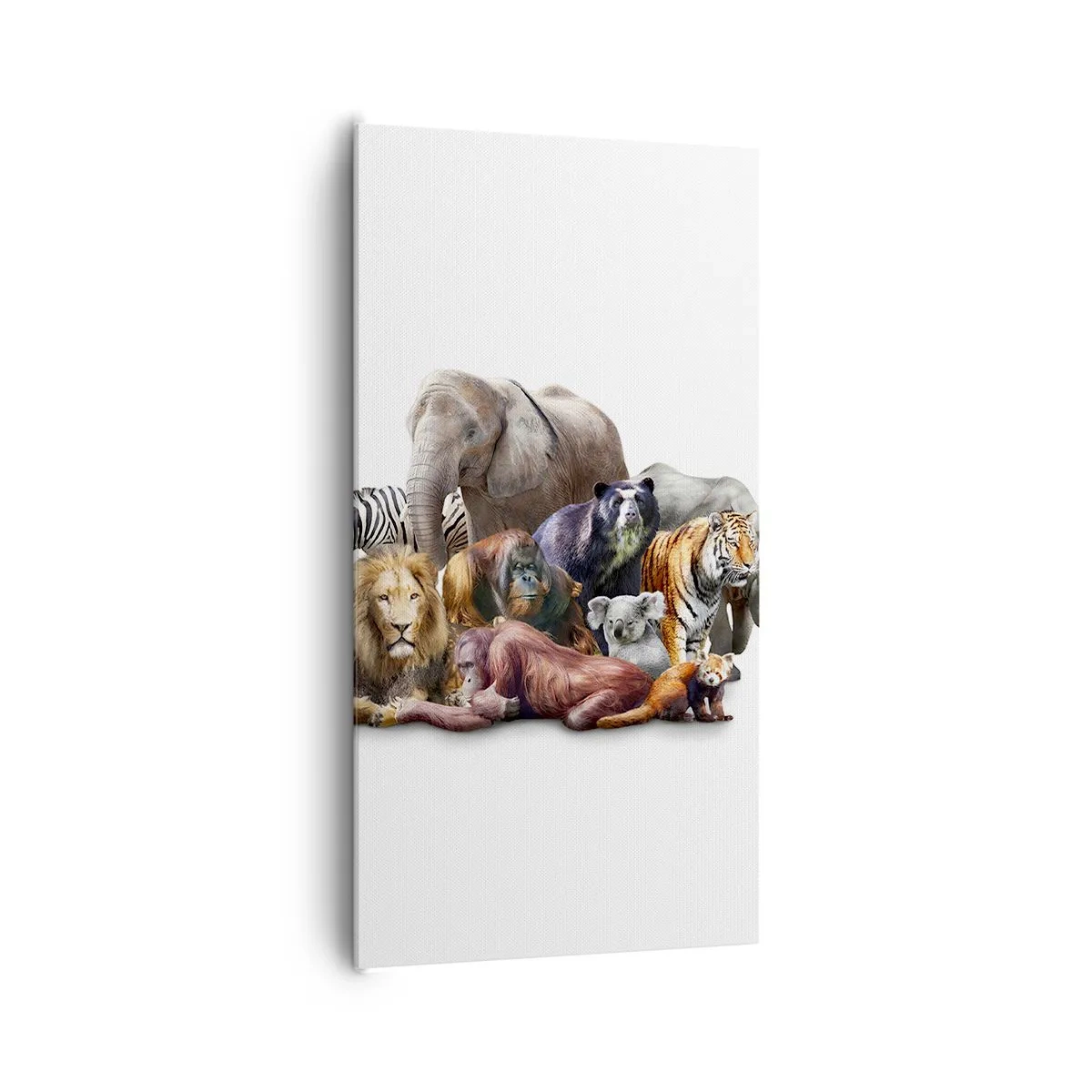 Quadro em tela - Fotografia de uma família africana - 65x120 cm