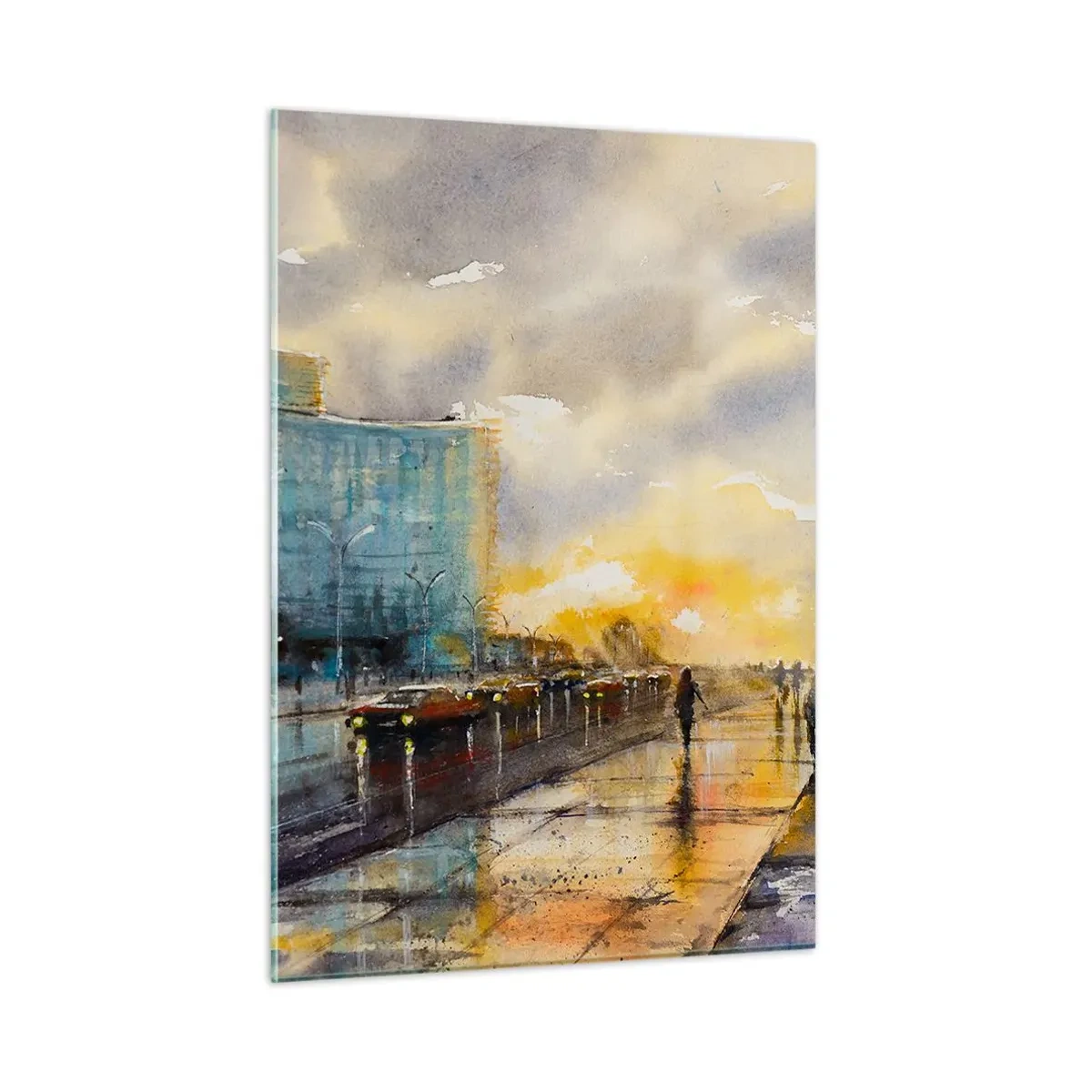 Quadro em vidro - A vida na costa - 50x70 cm