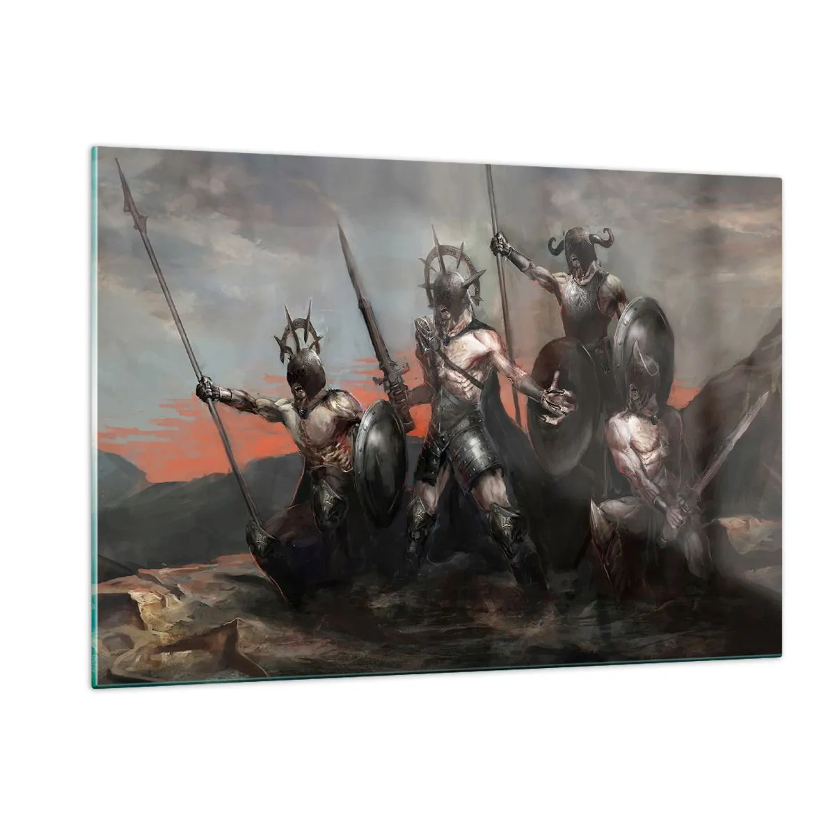 Quadro em vidro - Com ou em um escudo - 120x80 cm