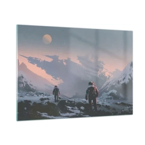 Quadro em vidro - Sob uma estrela desconhecida - 100x70 cm