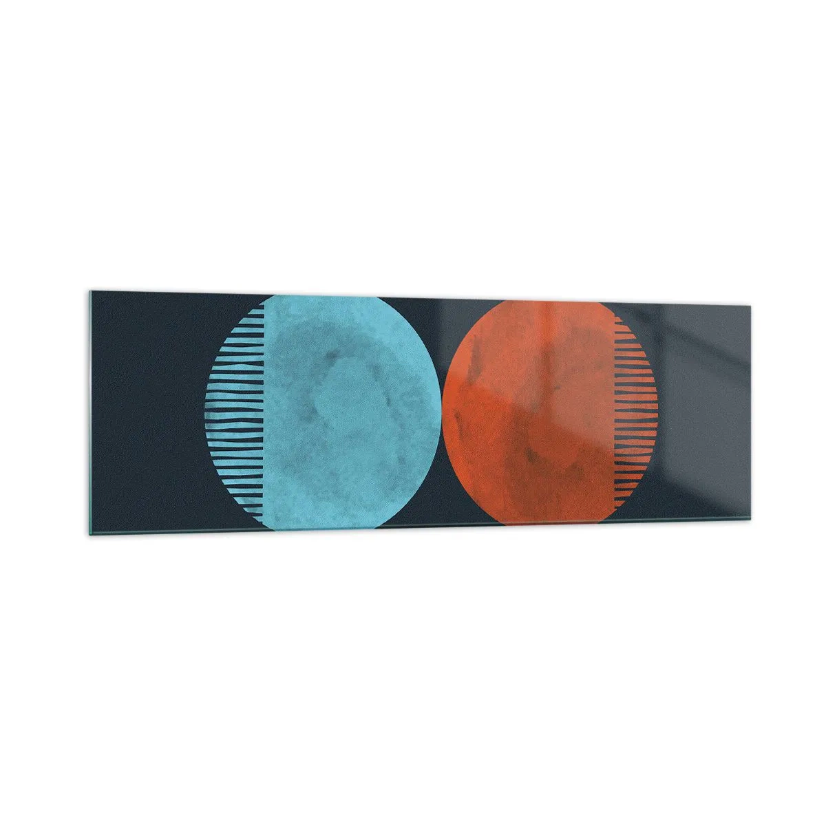 Quadro em vidro - Apenas geometria? - 160x50 cm