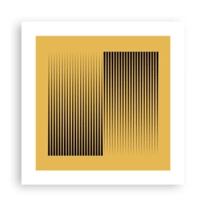 Pôster - Quadratura de opostos - 40x40 cm