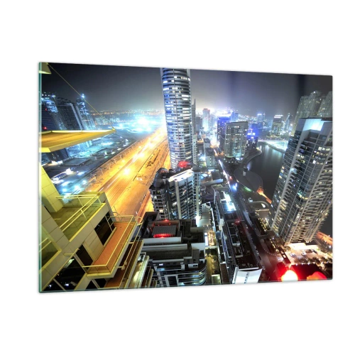 Quadro em vidro - Milagre no deserto - 120x80 cm