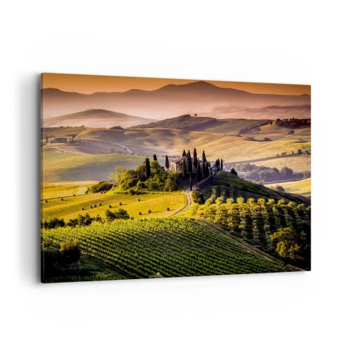 Quadro em tela - Arcádia - Paisagem toscana - 100x70 cm