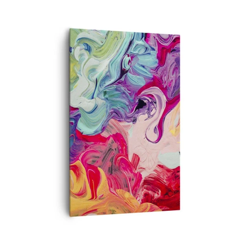 Quadro em tela - O nascimento das cores - 80x120 cm