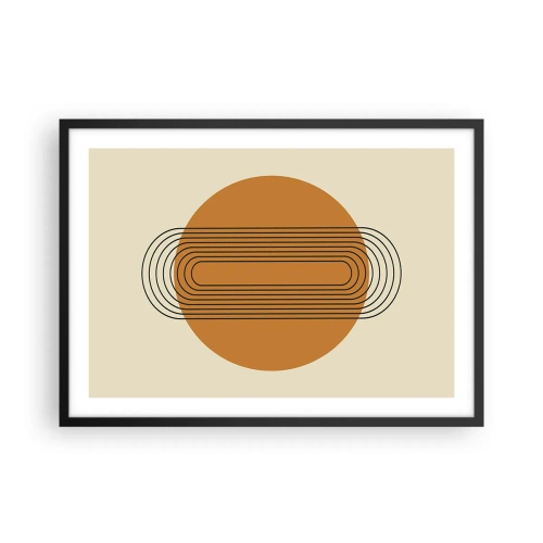 Pôster com moldura preta - O plano perfeito - 70x50 cm