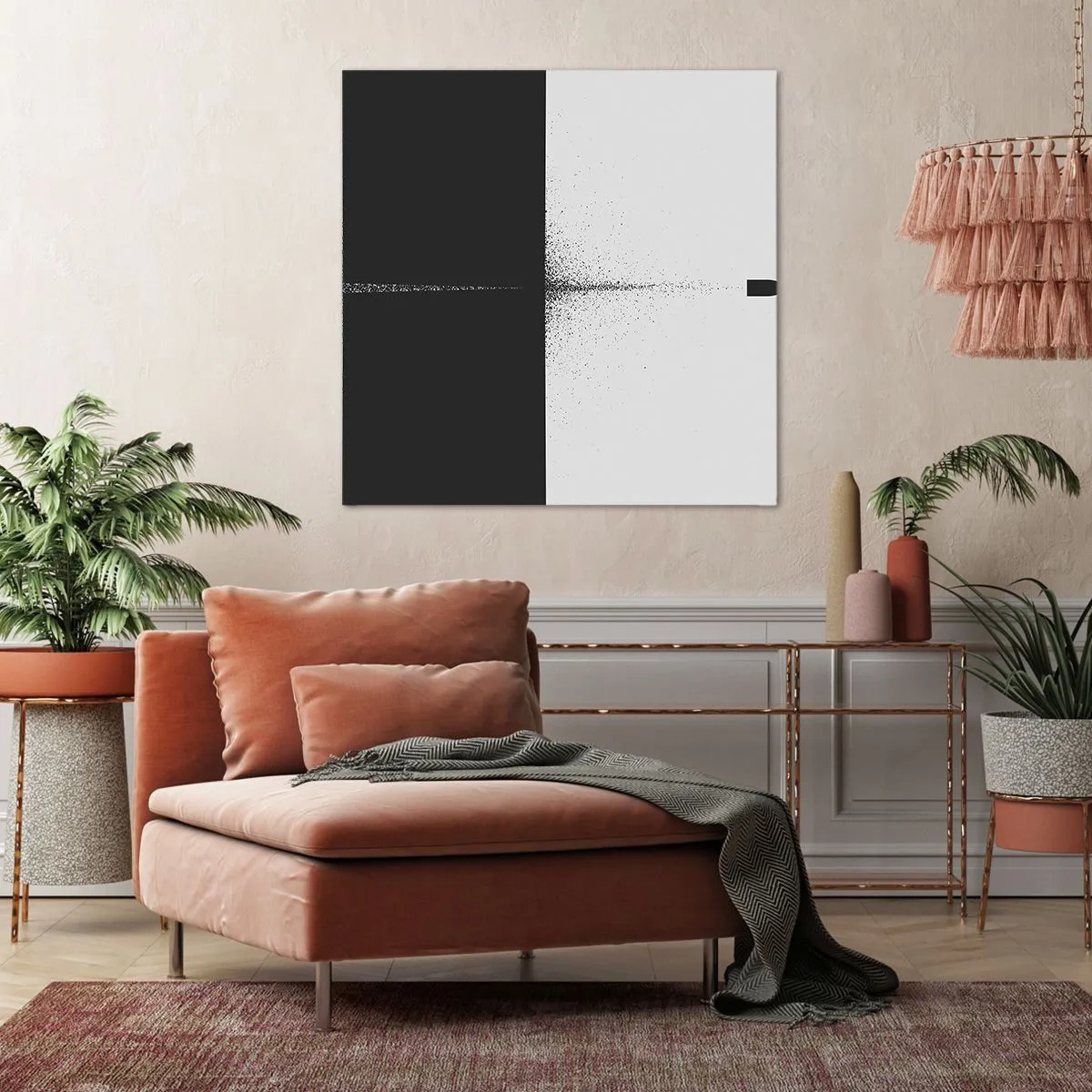 Quadro em tela - Direto para o destino - 70x70 cm