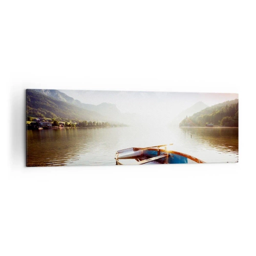 Quadro em tela - Sobre águas grandes e límpidas - 160x50 cm
