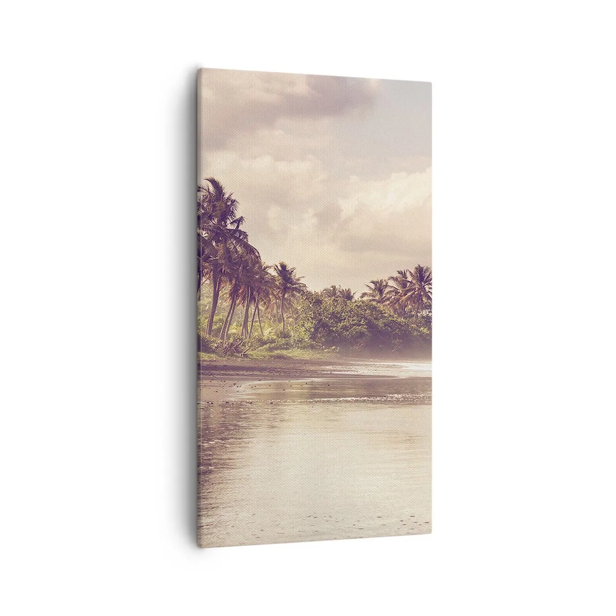 Quadro em tela - Carícia das ondas - 55x100 cm