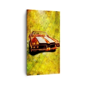 Quadro em tela - O poder encantado em formas - 45x80 cm