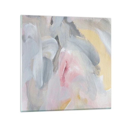 Quadro em vidro - Em um mundo pastel - 30x30 cm