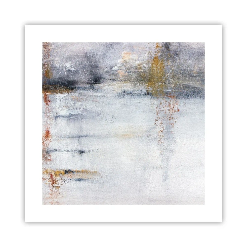 Pôster - Atrás da cortina de ar - 40x40 cm