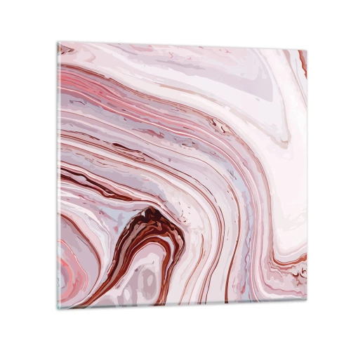 Quadro em vidro - Em frente, depois à direita para baixo - 40x40 cm