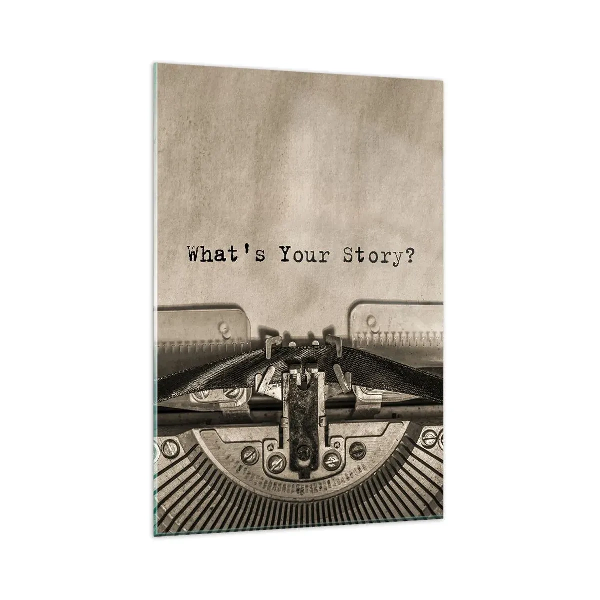 Quadro em vidro - Conta-me - 80x120 cm