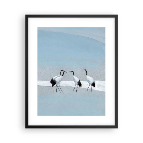 Pôster com moldura preta - Depois de um dia quente - 40x50 cm