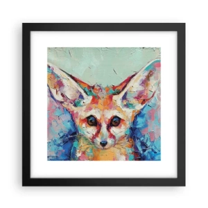 Pôster com moldura preta - Estão prontos para mim? - 30x30 cm