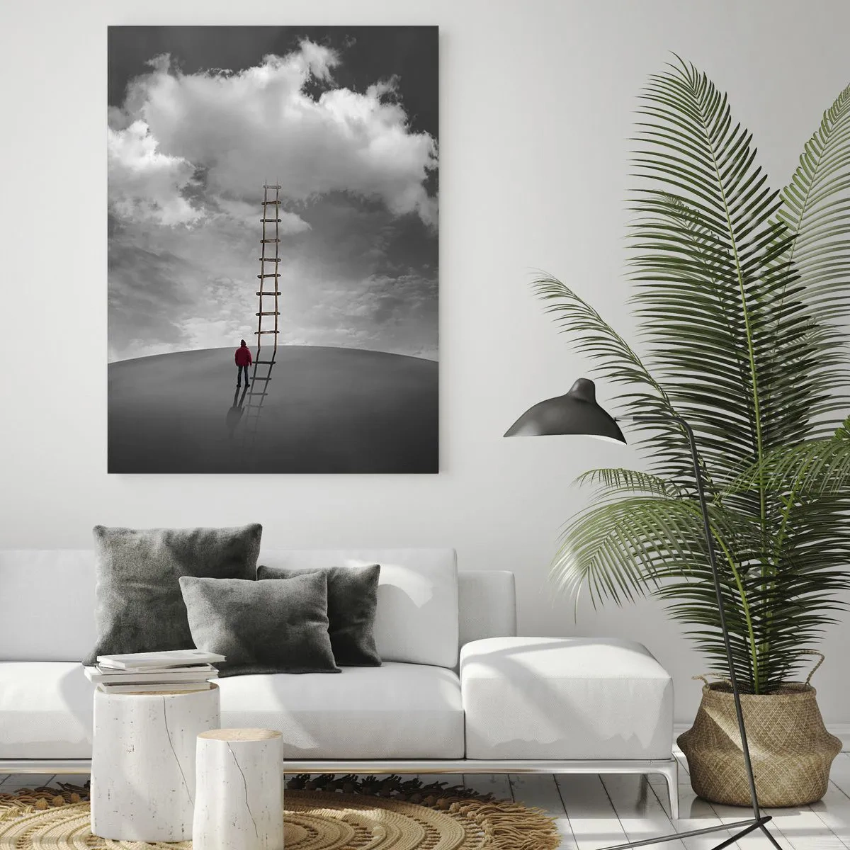 Quadro em vidro - Tudo é possível - 50x70 cm