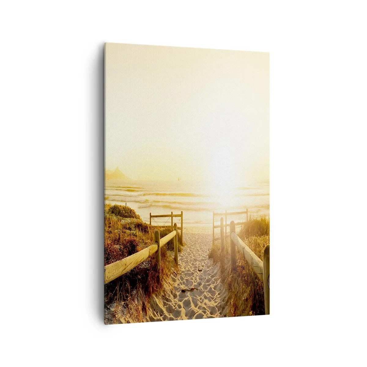 Quadro em tela - Pelaa duna, em direção ao sol - 80x120 cm