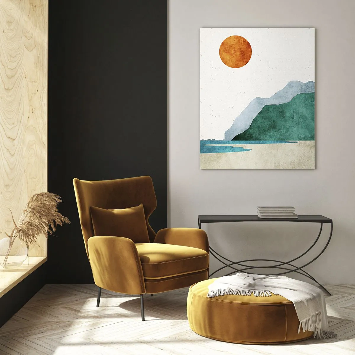 Quadro em vidro - Paisagem como deveria ser - 50x70 cm