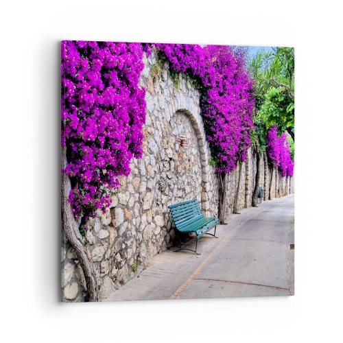 Quadro em tela - Vamos encontrar-nos o mais depressa possível - 70x70 cm