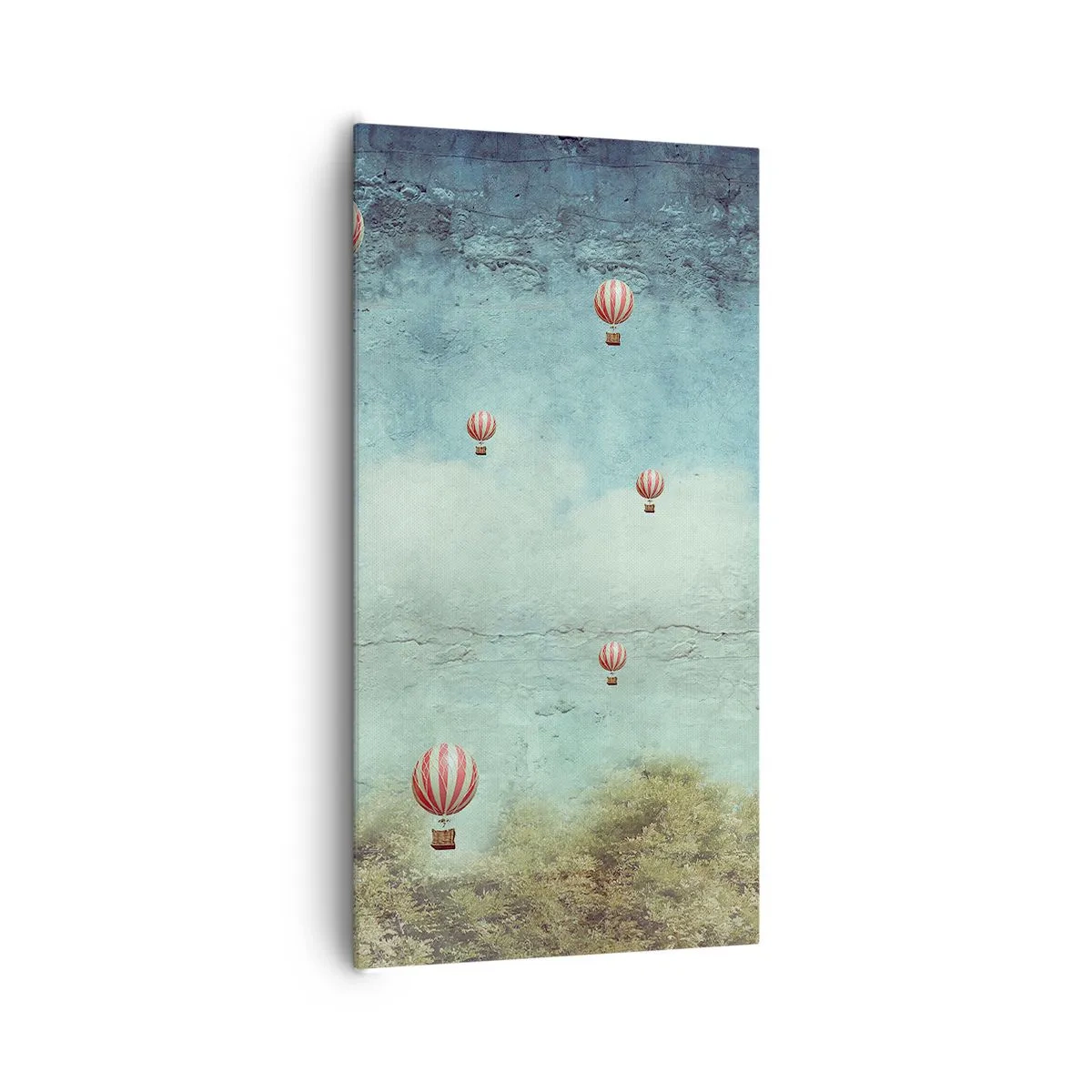 Quadro em tela - Livres da azáfama da vida - 65x120 cm