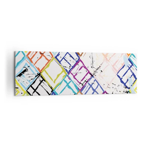 Quadro em tela - Quartos para alugar - 160x50 cm