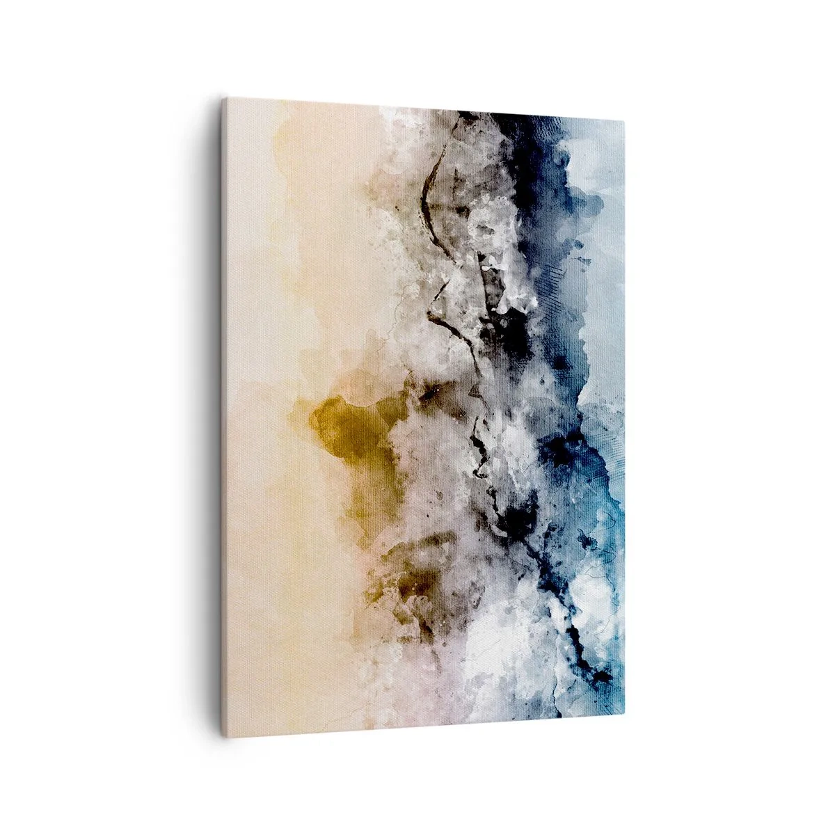 Quadro em tela - Imersos no tumulto do nevoeiro - 50x70 cm