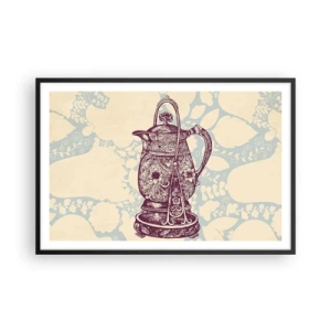 Pôster com moldura preta - A beleza da vida cotidiana - 91x61 cm