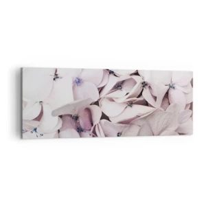 Quadro em tela - Em uma inundação de flores - 140x50 cm