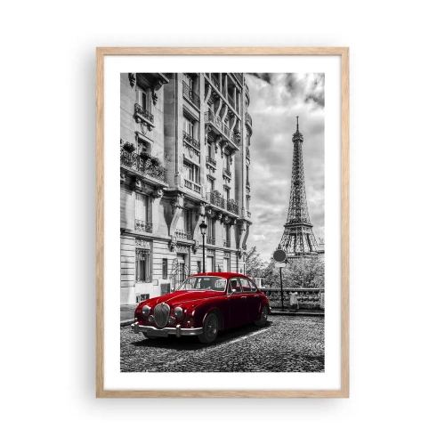 Pôster com moldura de carvalho claro - Predador na cidade - 50x70 cm