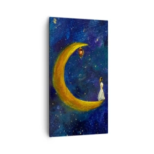 Quadro em tela - O Chamado do Mundo - 55x100 cm