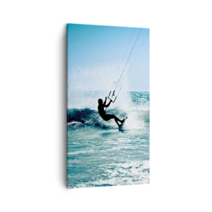 Quadro em tela - Deixe-se levar - 45x80 cm