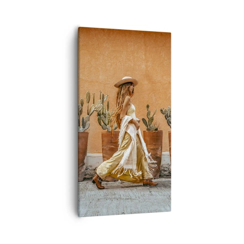 Quadro em tela - Estilo hippie - 55x100 cm