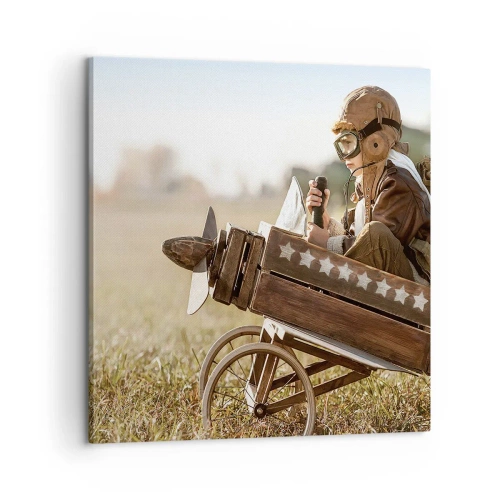 Quadro em tela - O início rumo a um sonho - 60x60 cm