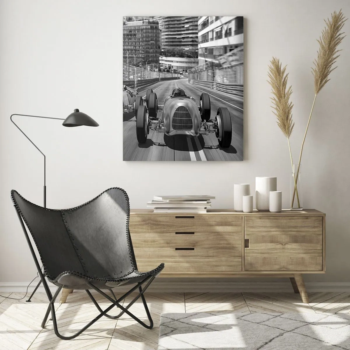Quadro em vidro - Era uma vez em Monte Carlo - 50x70 cm