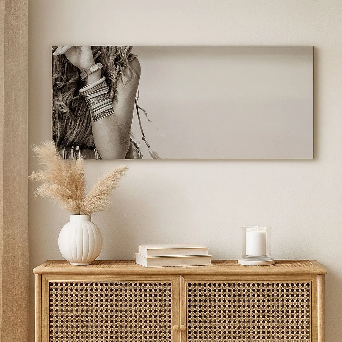 Quadro em tela - Como uma menina - 100x40 cm