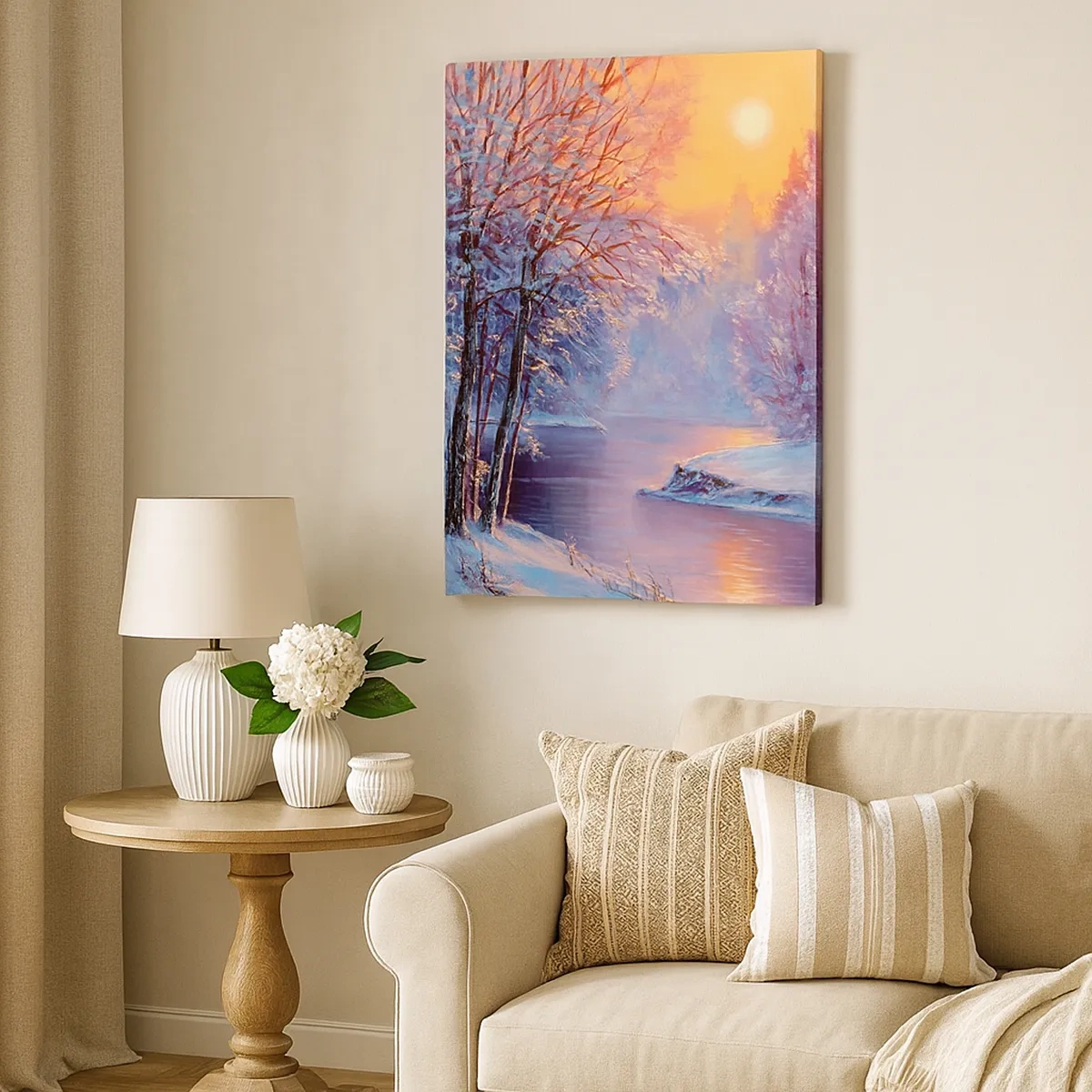 Quadro em tela - Cores do inverno - 50x70 cm