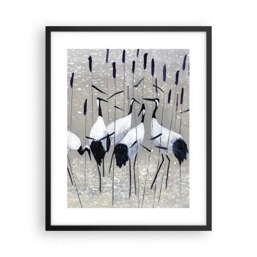 Pôster com moldura preta - Entre os seus - 40x50 cm