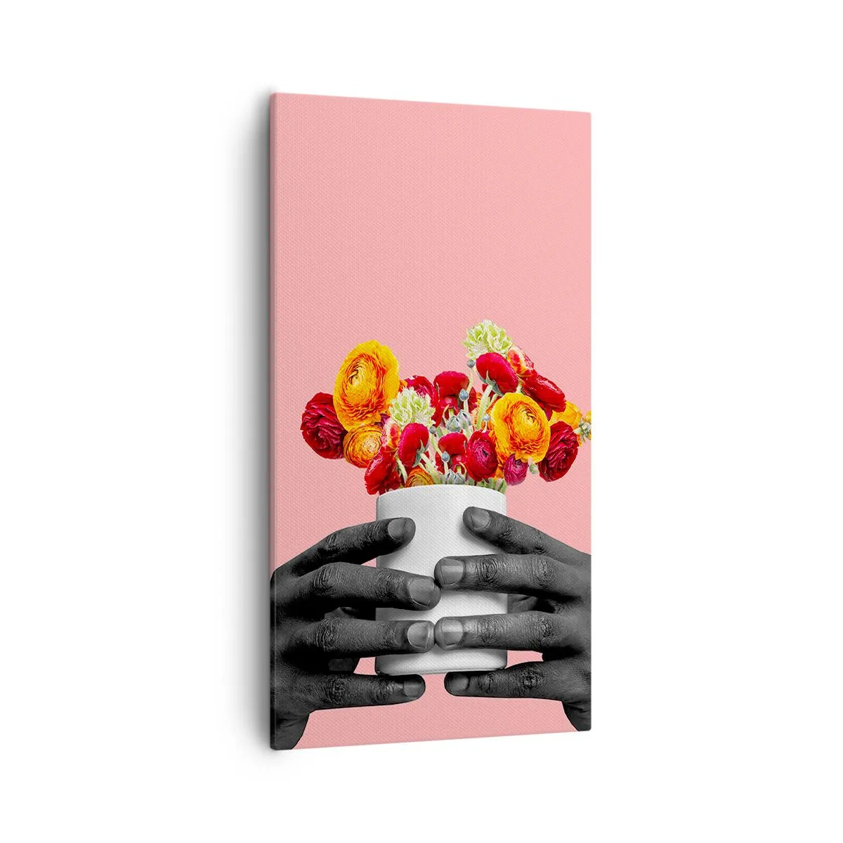 Quadro em tela - A apoteose da vida - 55x100 cm