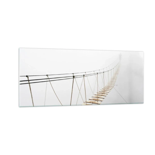 Quadro em vidro - Para onde levará? - 100x40 cm