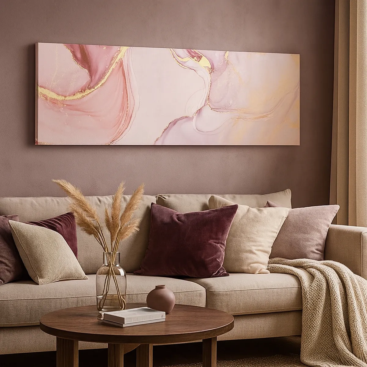 Quadro em tela - Carícia das cores - 30x30 cm