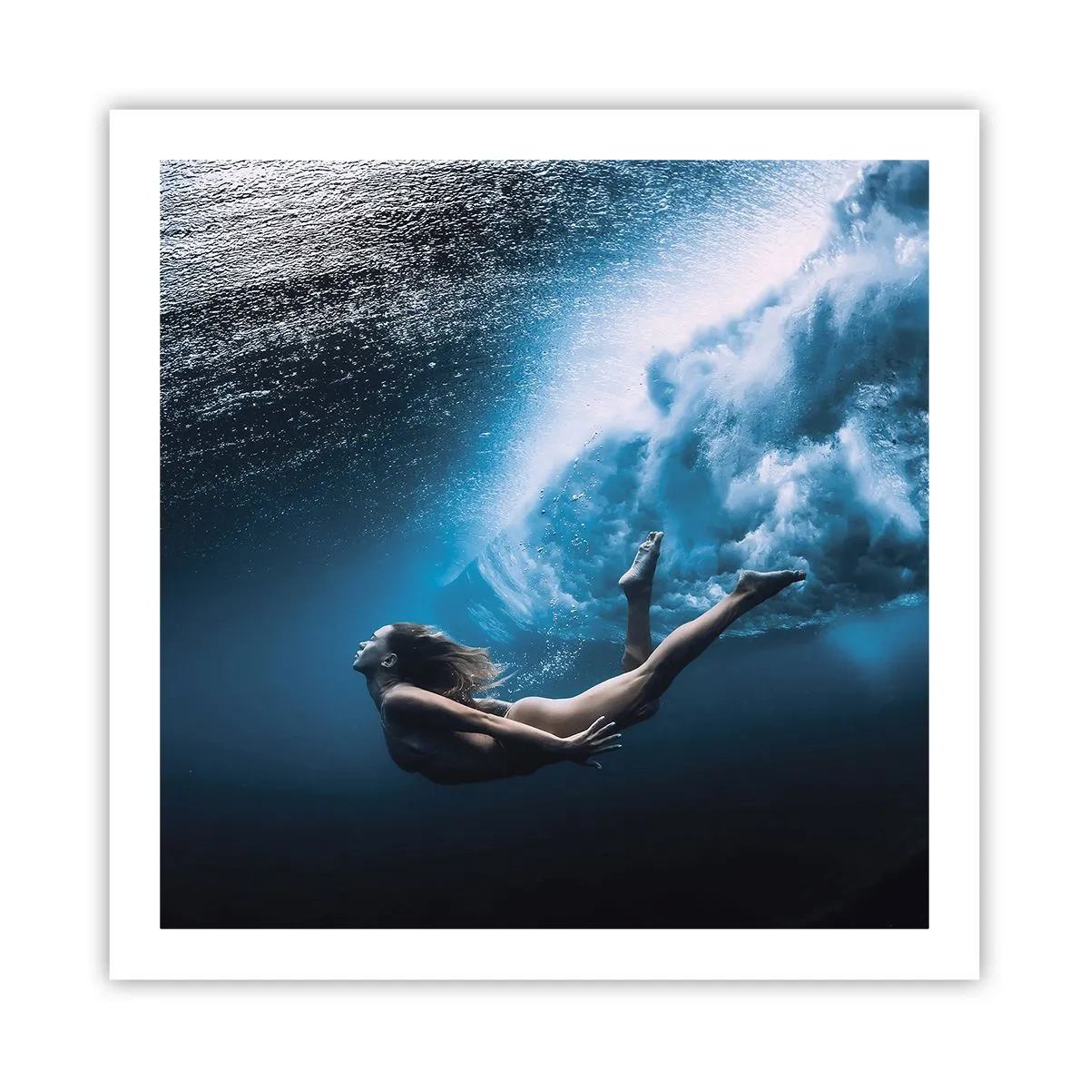 Pôster - Sereia moderna - 60x60 cm