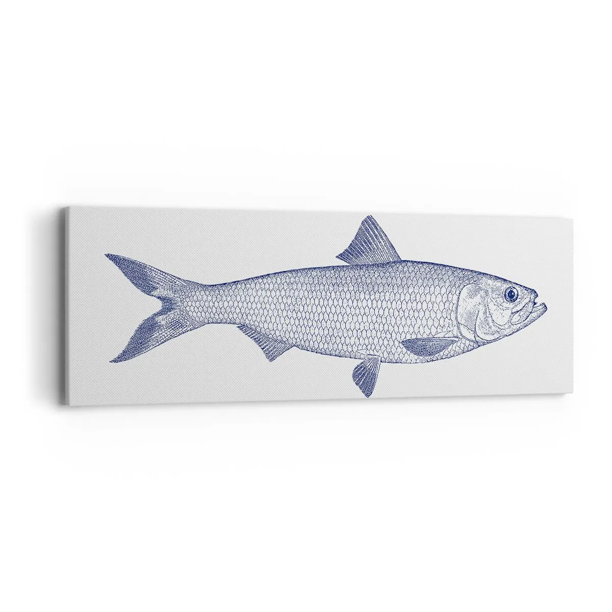 Quadro em tela - Saudações dos mares do norte - 90x30 cm