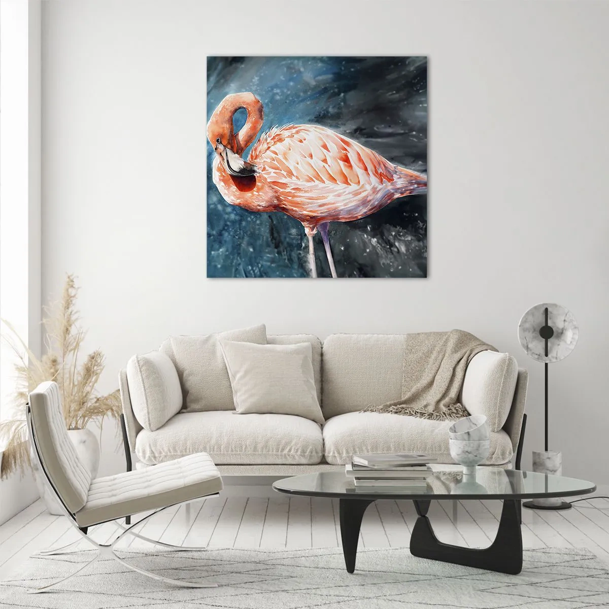 Quadro em vidro - Decorativo por natureza - 50x50 cm